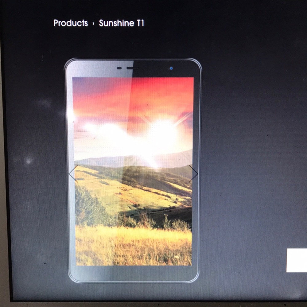 Sunshine T1 tablet NEW